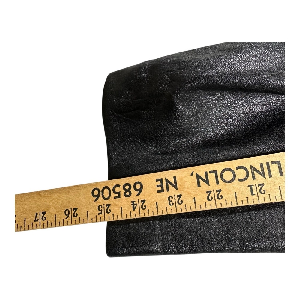 Scully Leather Blazer Jacket Mens 42L Black Western‎ Vtg 2-Button Coat Soft - Picture 8 of 11